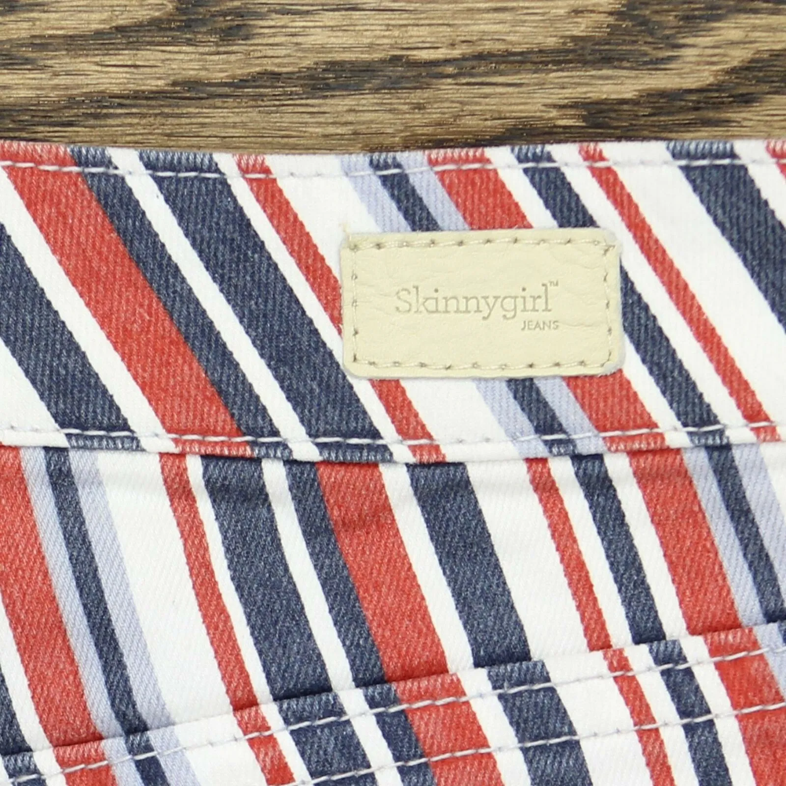 Skinnygirl Women's Carrie Skimmer Shorts. 698407 Nantucket Stripe 24