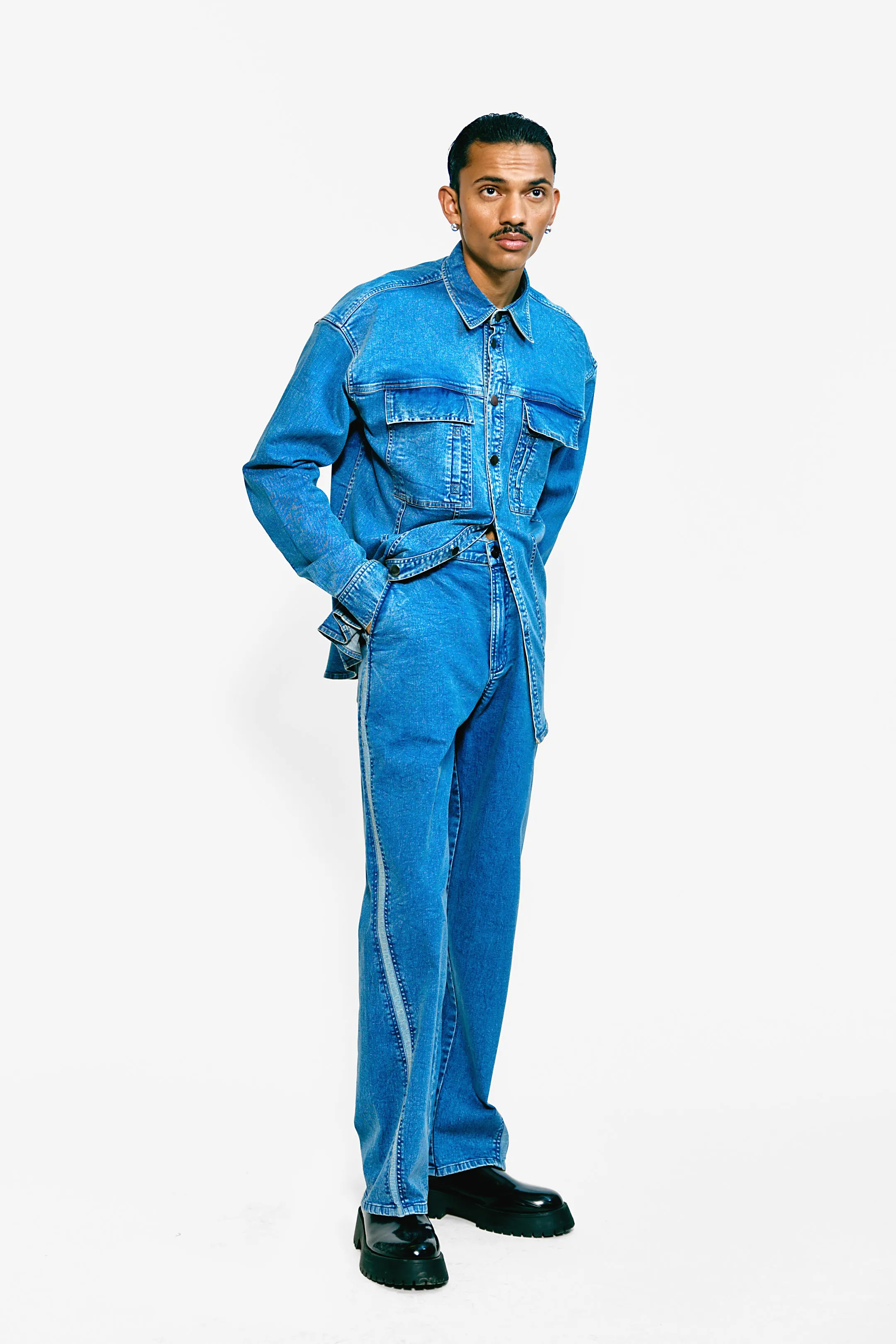 Slate Denim Trouser