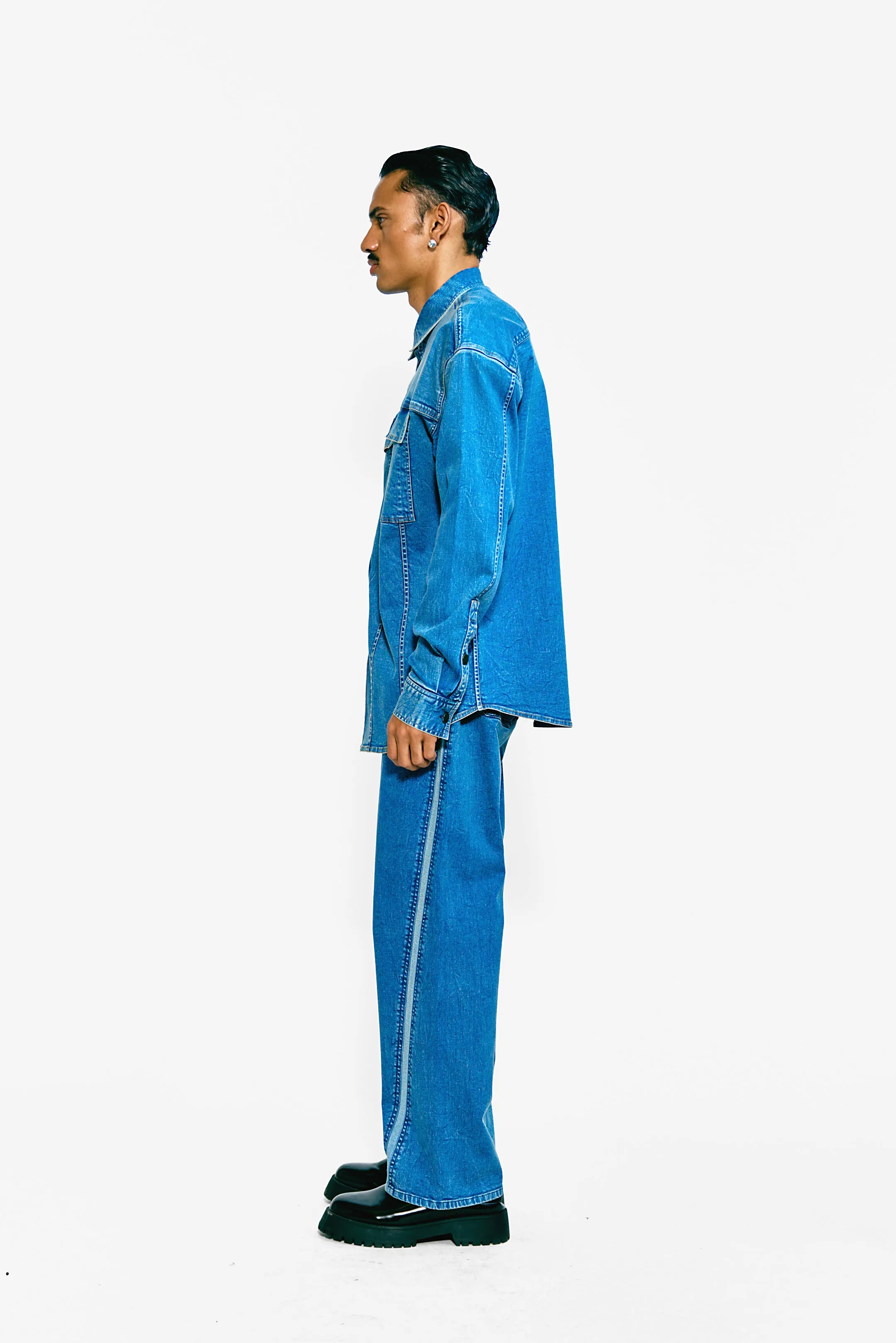 Slate Denim Trouser