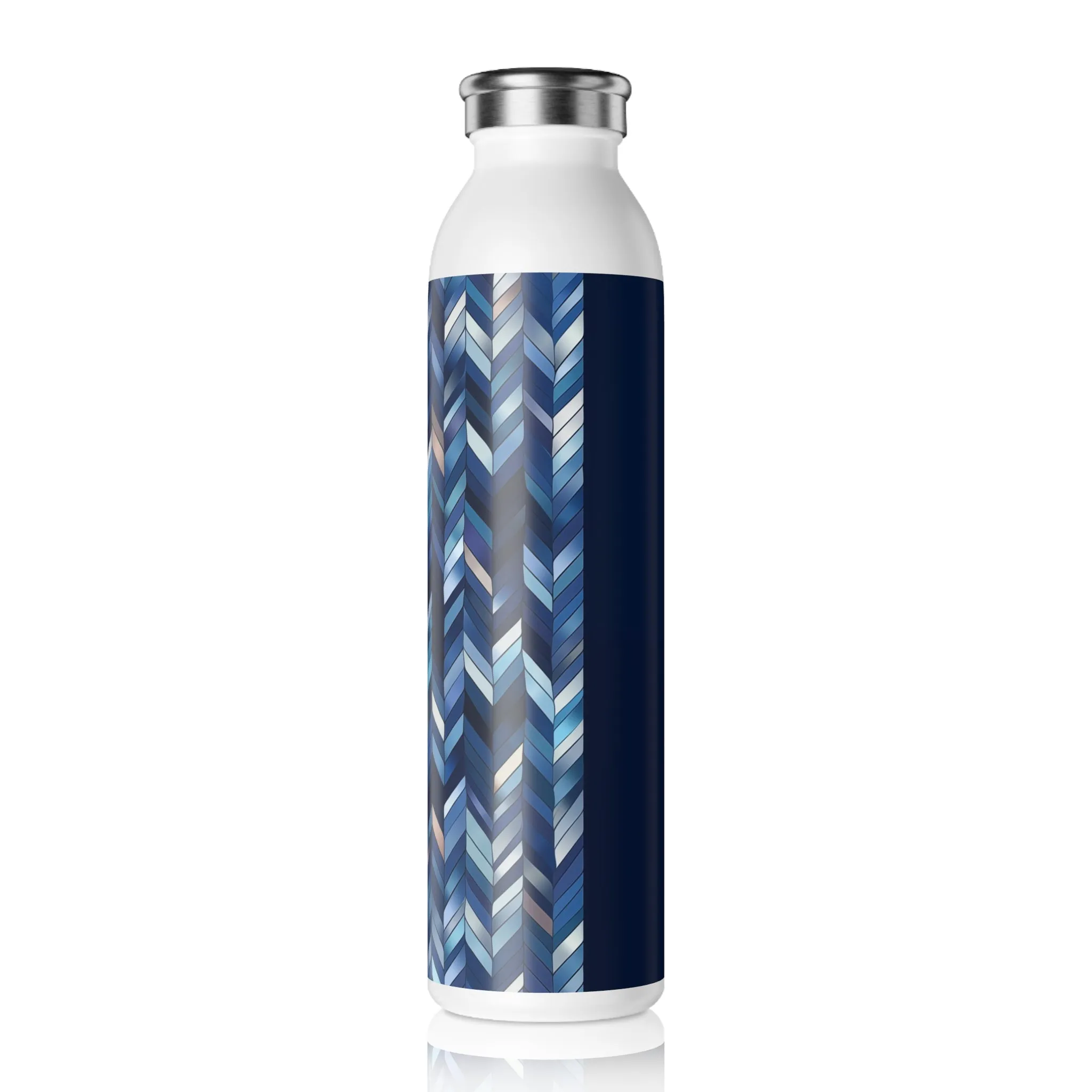 Slim Water Bottle - Hildegund Bitilasana Chevron