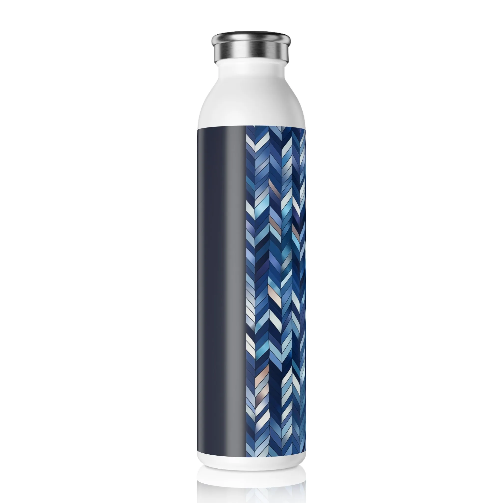 Slim Water Bottle - Hildegund Bitilasana Chevron