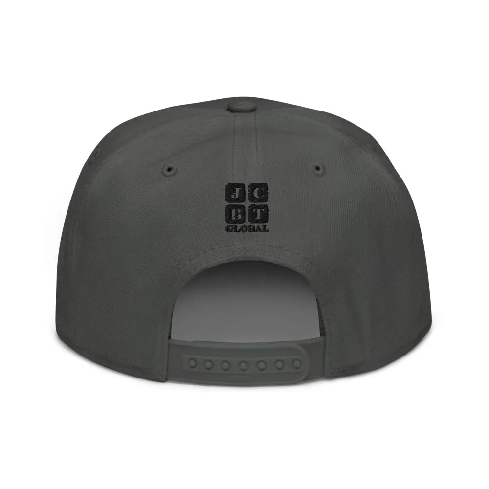 Snapback Hat "1052-0051 Everything Is Bigger In Texas (Black Logo)"