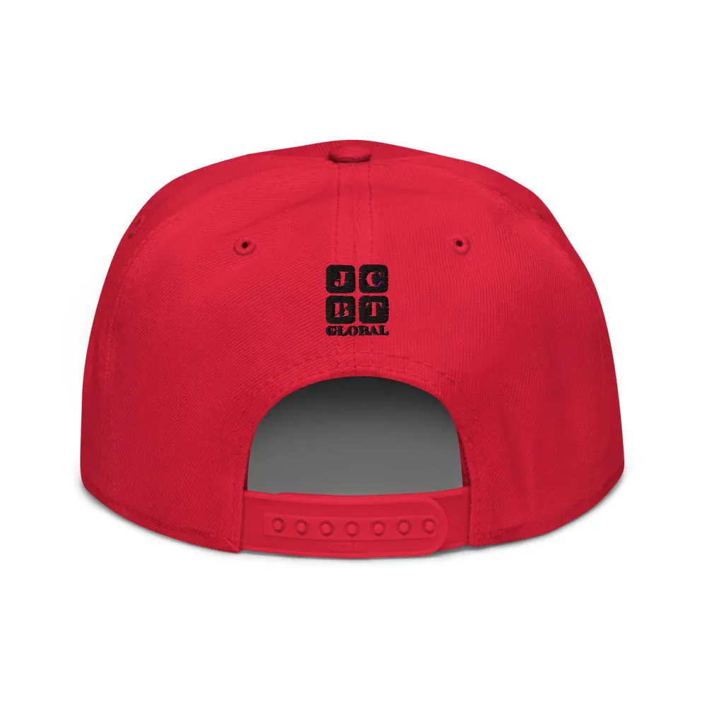 Snapback Hat "1052-0051 Everything Is Bigger In Texas (Black Logo)"