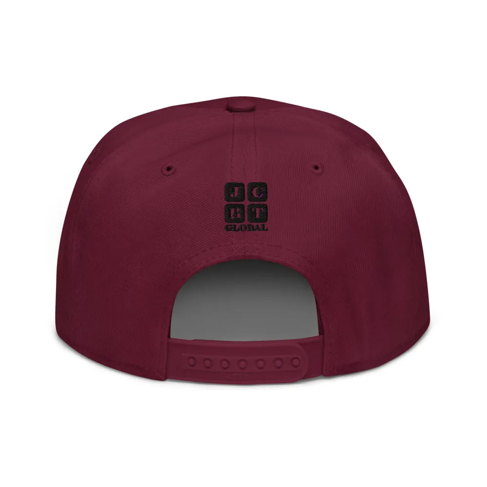 Snapback Hat "1052-0051 Everything Is Bigger In Texas (Black Logo)"