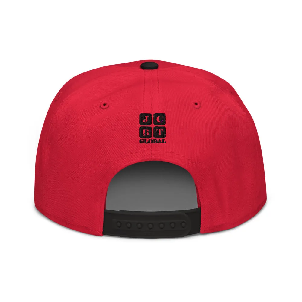 Snapback Hat "1052-0051 Everything Is Bigger In Texas (Black Logo)"