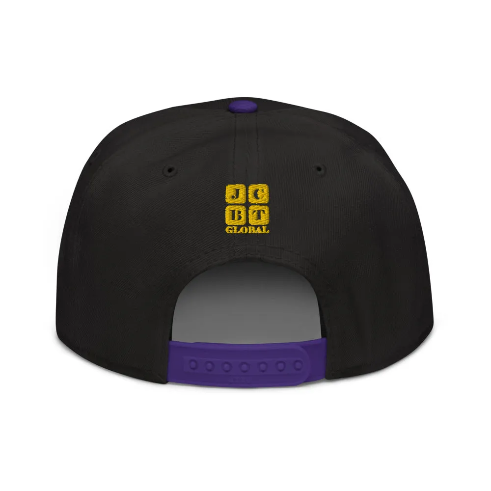 Snapback Hat "1052-0101 Believe In The Unseen (Yellow Logo)"