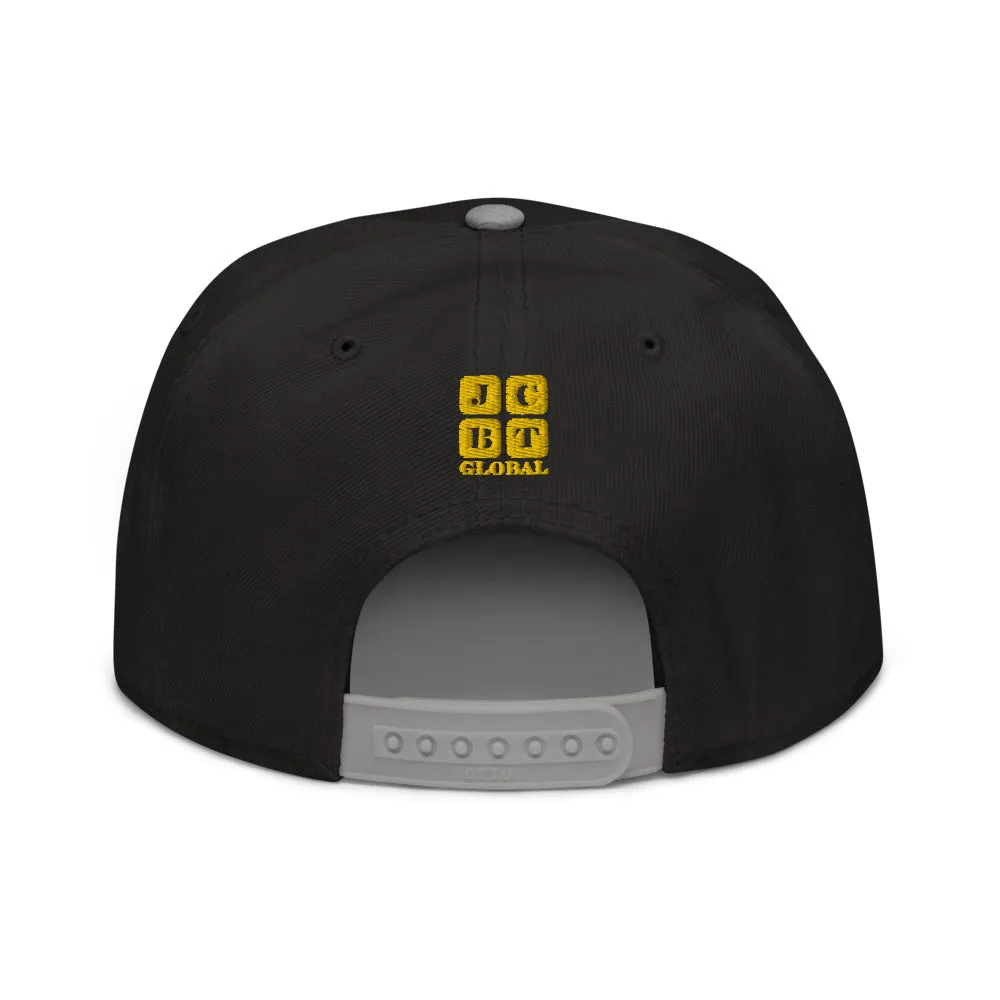Snapback Hat "1052-0101 Believe In The Unseen (Yellow Logo)"