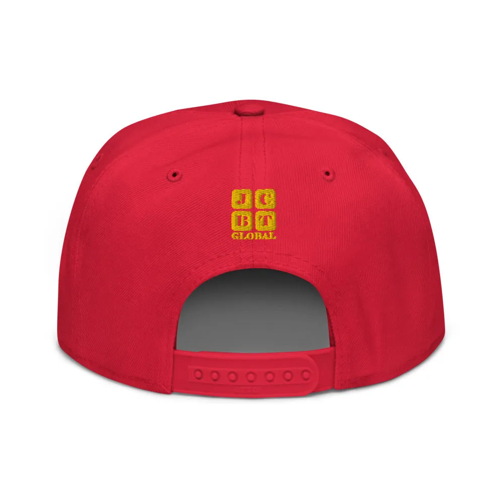 Snapback Hat "1052-0101 Believe In The Unseen (Yellow Logo)"