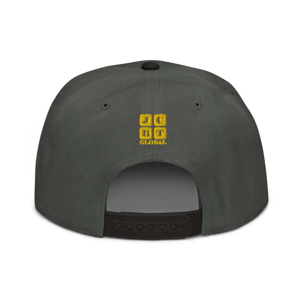 Snapback Hat "1052-0101 Believe In The Unseen (Yellow Logo)"