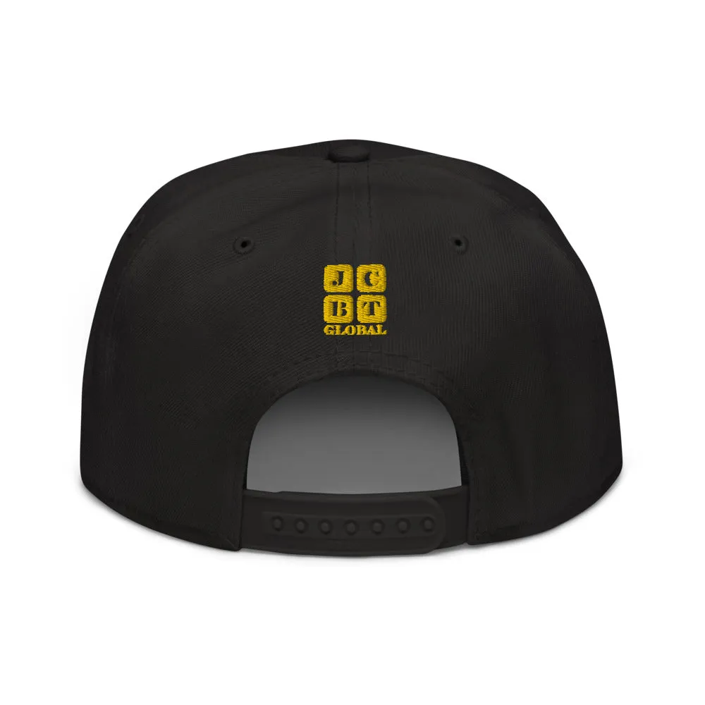 Snapback Hat "1052-0101 Believe In The Unseen (Yellow Logo)"