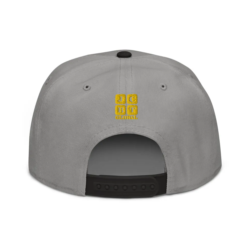 Snapback Hat "1052-0101 Believe In The Unseen (Yellow Logo)"