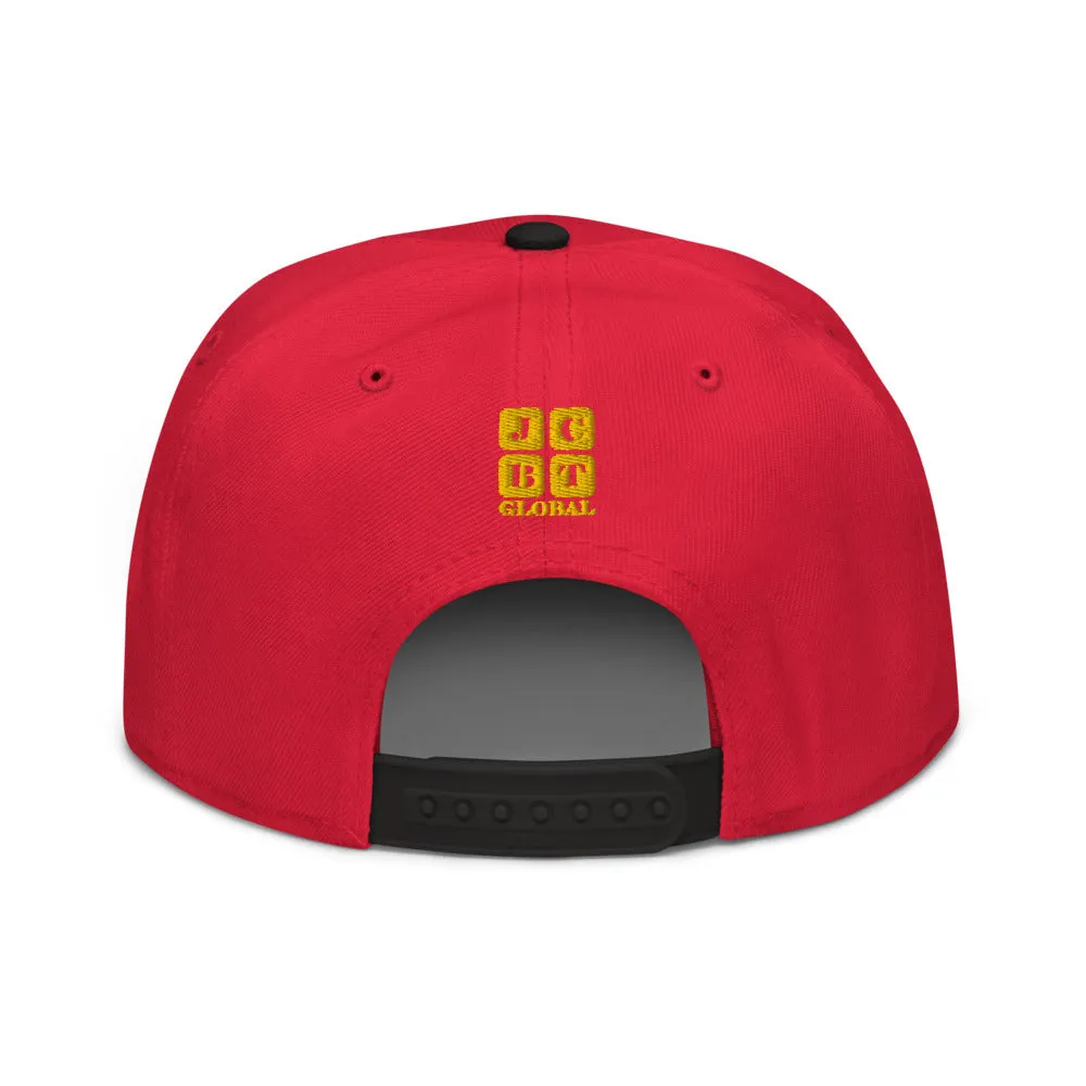 Snapback Hat "1052-0101 Believe In The Unseen (Yellow Logo)"