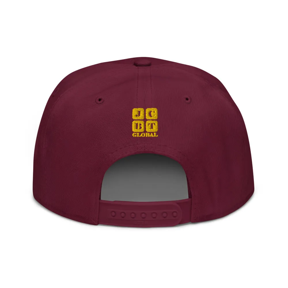 Snapback Hat "1052-0101 Believe In The Unseen (Yellow Logo)"