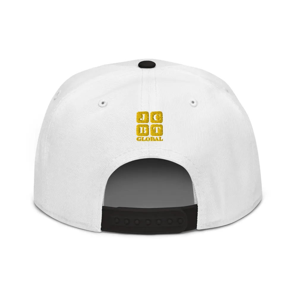 Snapback Hat "1052-0101 Believe In The Unseen (Yellow Logo)"