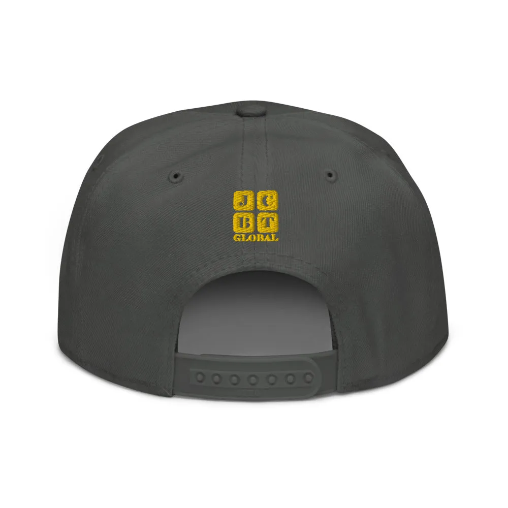 Snapback Hat "1052-0101 Believe In The Unseen (Yellow Logo)"