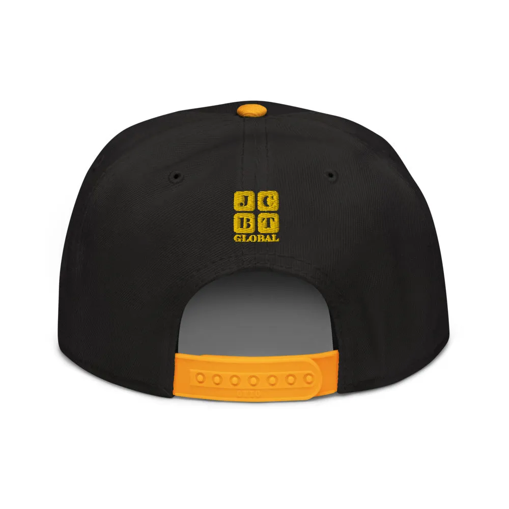 Snapback Hat "1052-0101 Believe In The Unseen (Yellow Logo)"