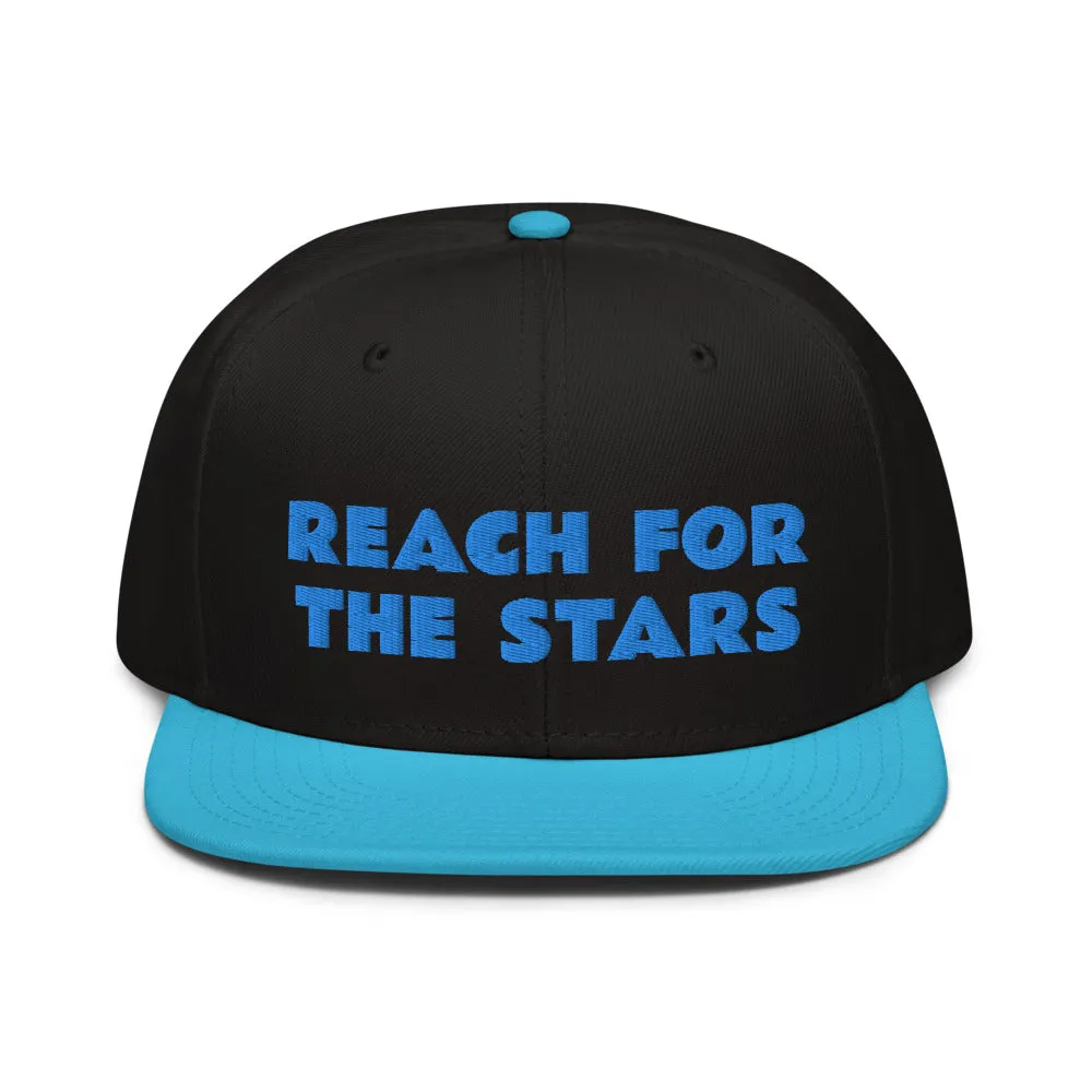 Snapback Hat "1052-0141 Reach For The Stars (Blue Logo)"
