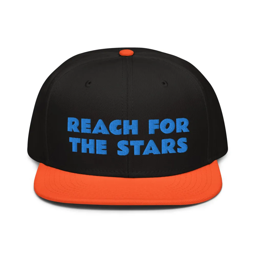 Snapback Hat "1052-0141 Reach For The Stars (Blue Logo)"