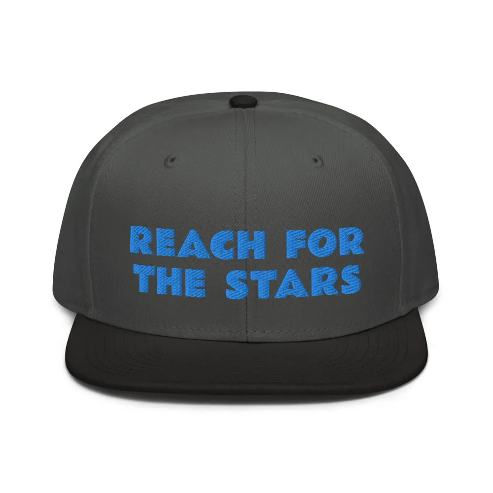 Snapback Hat "1052-0141 Reach For The Stars (Blue Logo)"
