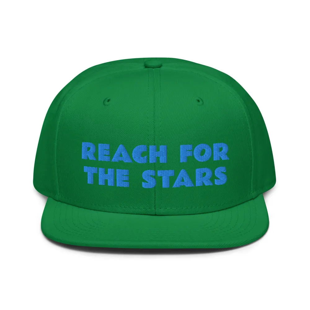 Snapback Hat "1052-0141 Reach For The Stars (Blue Logo)"