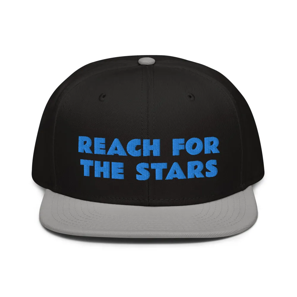 Snapback Hat "1052-0141 Reach For The Stars (Blue Logo)"