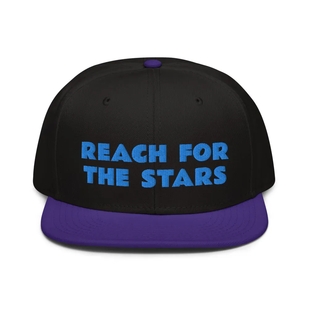 Snapback Hat "1052-0141 Reach For The Stars (Blue Logo)"