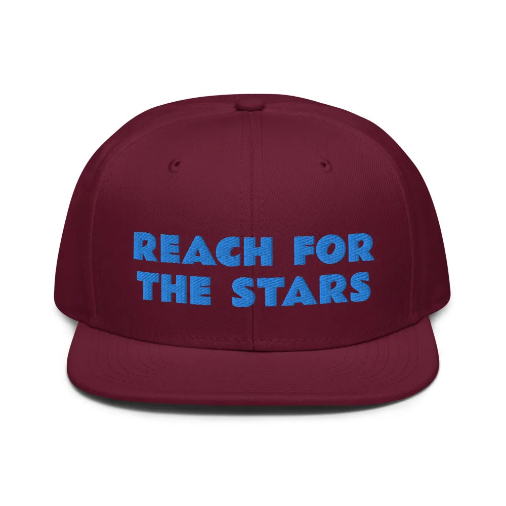 Snapback Hat "1052-0141 Reach For The Stars (Blue Logo)"