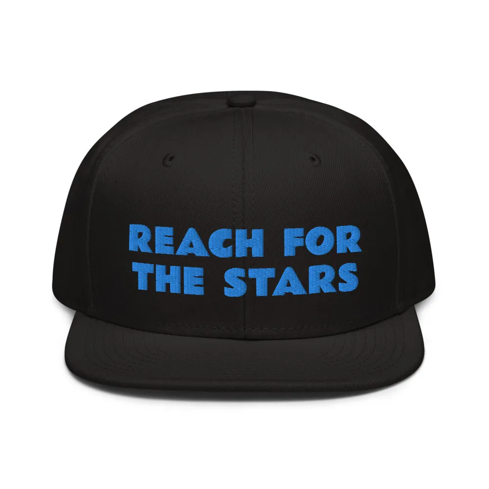 Snapback Hat "1052-0141 Reach For The Stars (Blue Logo)"