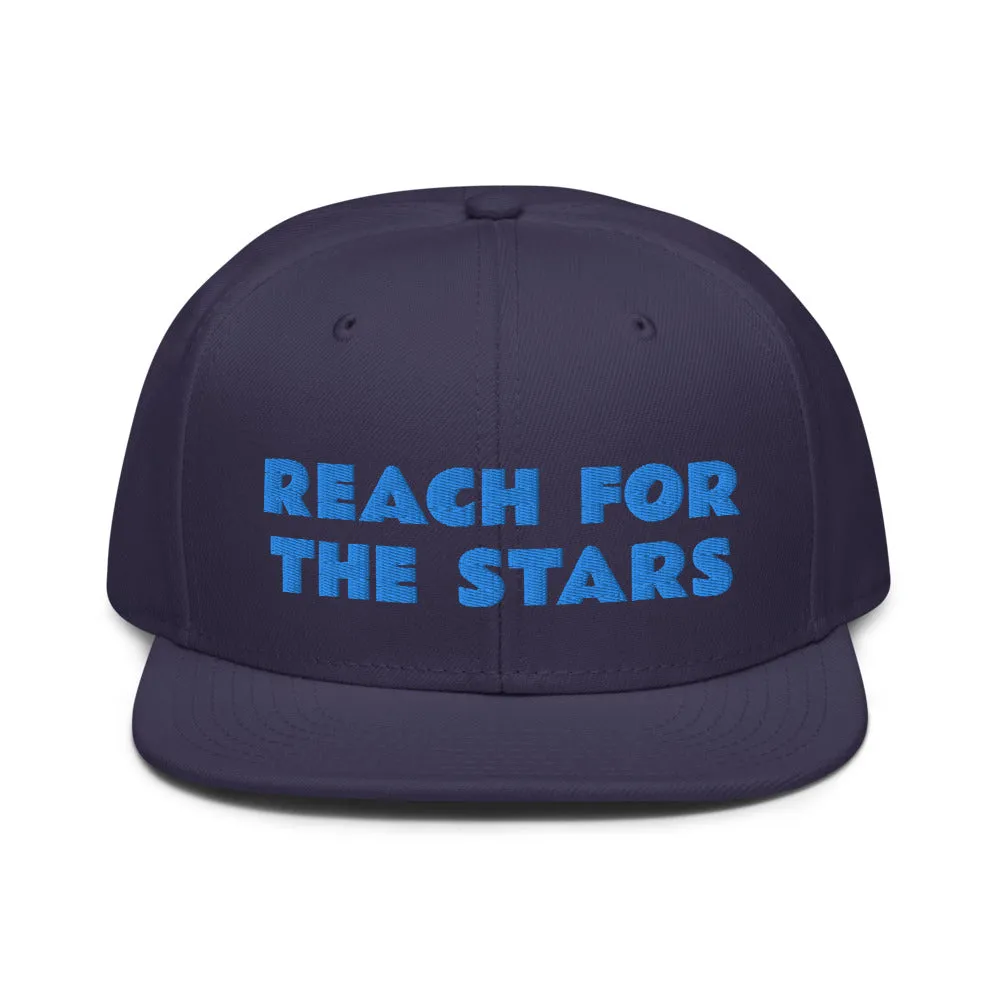 Snapback Hat "1052-0141 Reach For The Stars (Blue Logo)"