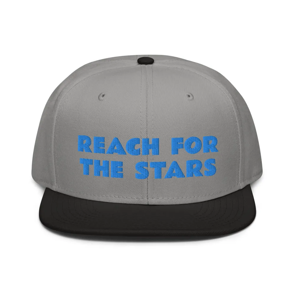 Snapback Hat "1052-0141 Reach For The Stars (Blue Logo)"