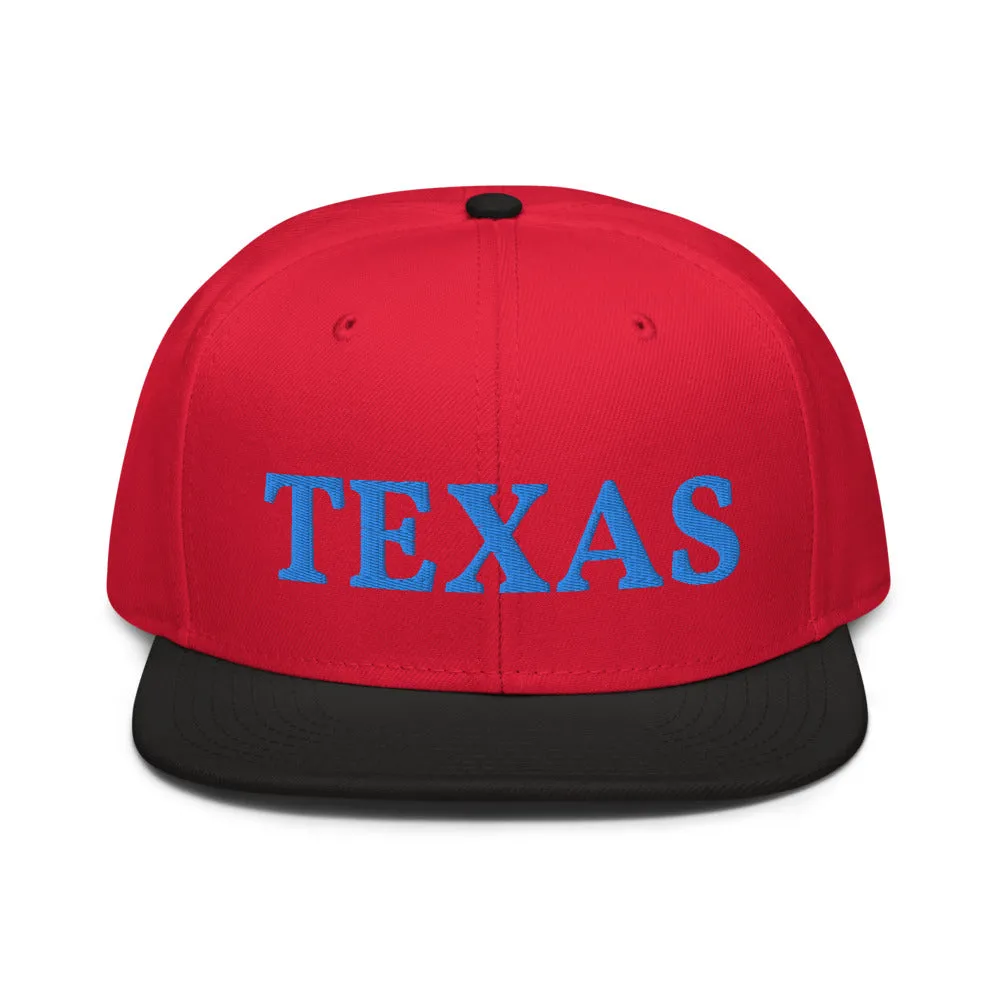 Snapback Hat "1053-0021 Texas (Blue Logo)"