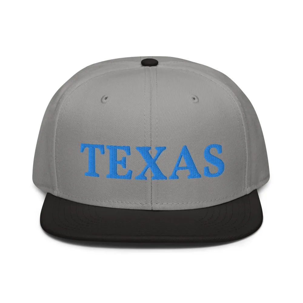 Snapback Hat "1053-0021 Texas (Blue Logo)"