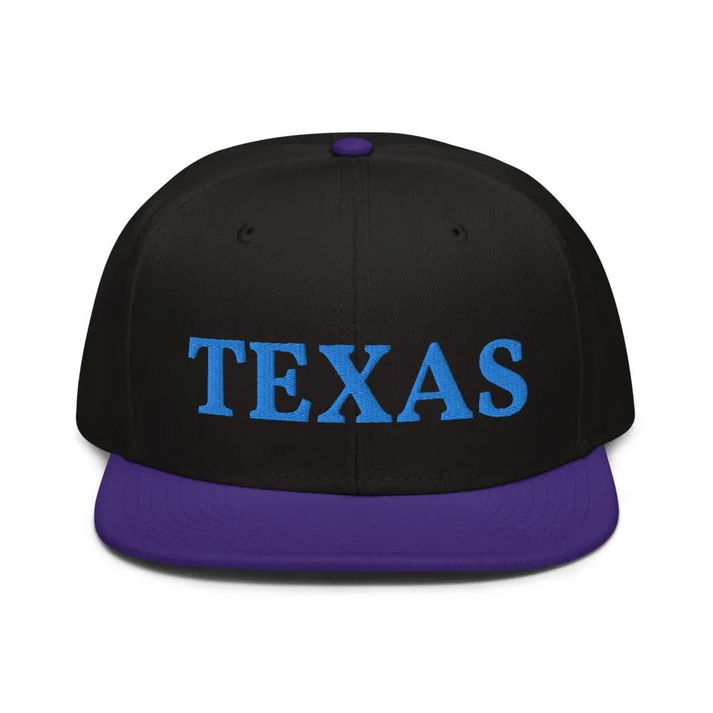 Snapback Hat "1053-0021 Texas (Blue Logo)"