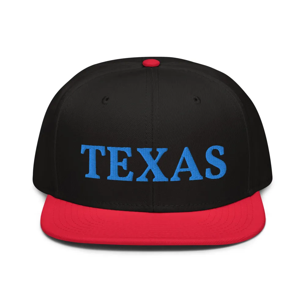Snapback Hat "1053-0021 Texas (Blue Logo)"
