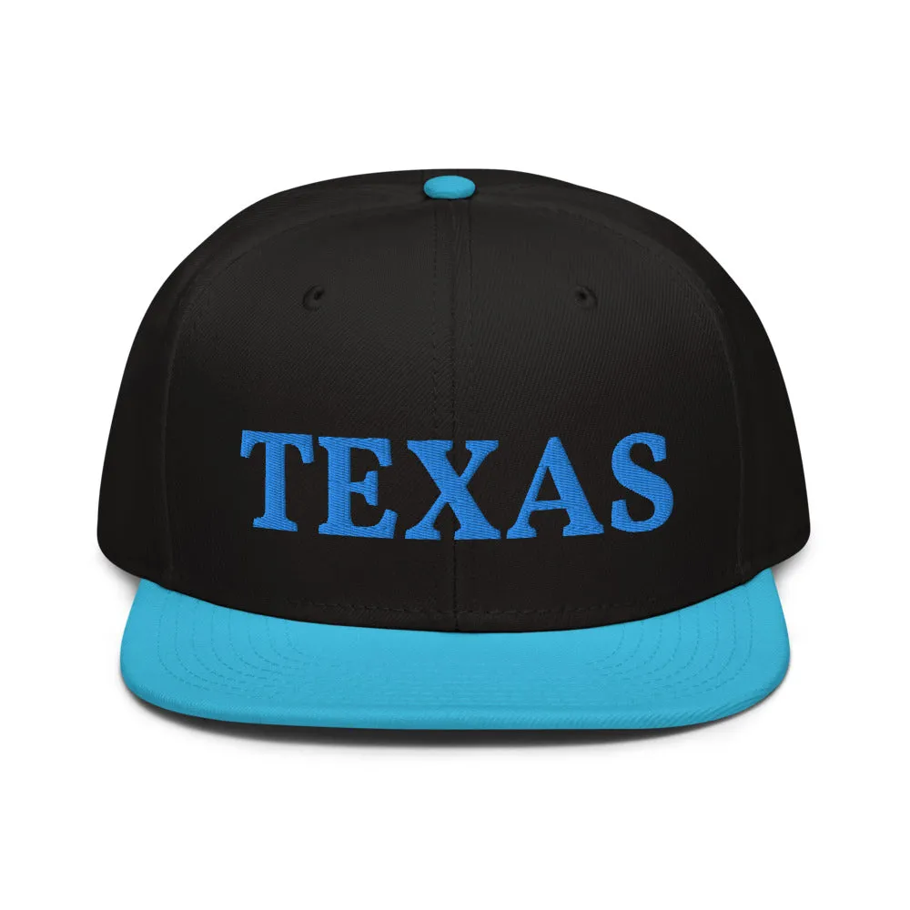 Snapback Hat "1053-0021 Texas (Blue Logo)"