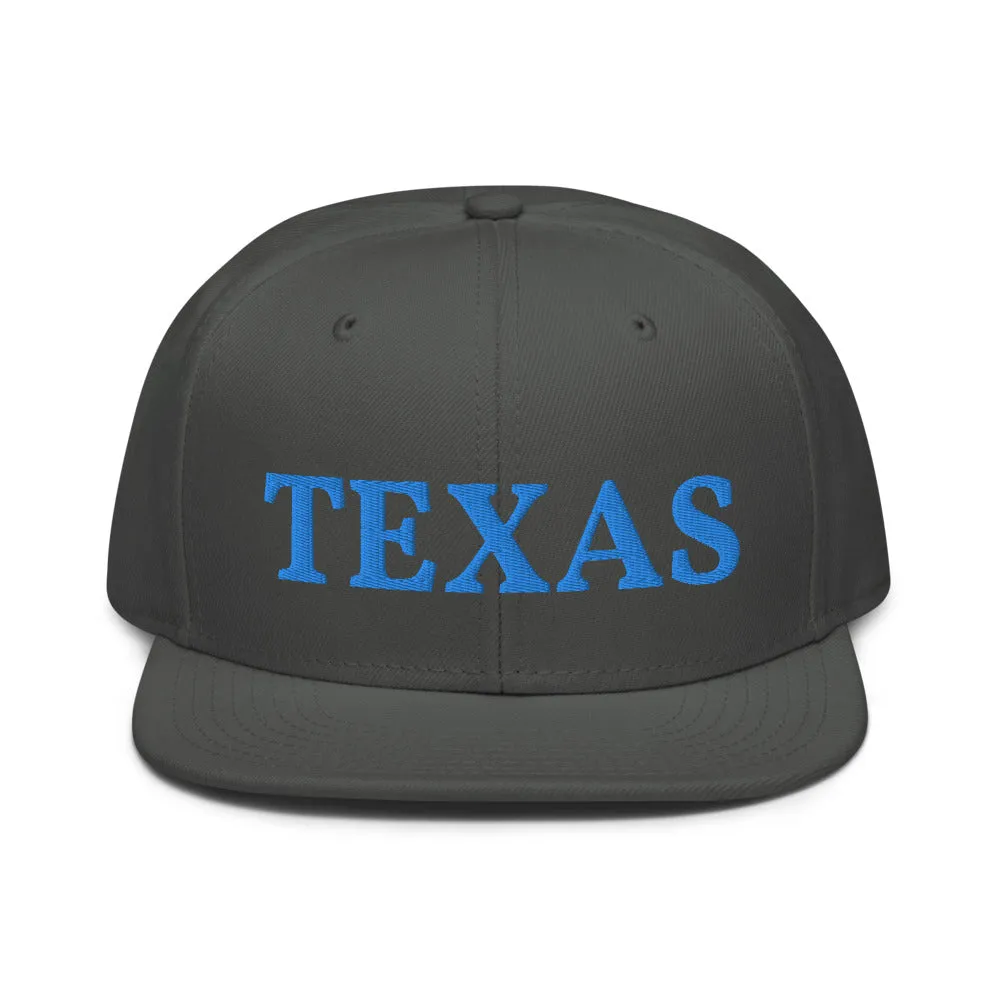 Snapback Hat "1053-0021 Texas (Blue Logo)"