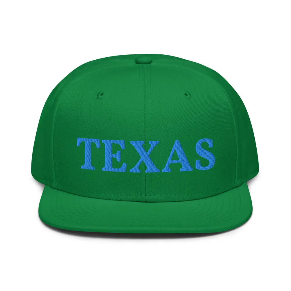 Snapback Hat "1053-0021 Texas (Blue Logo)"