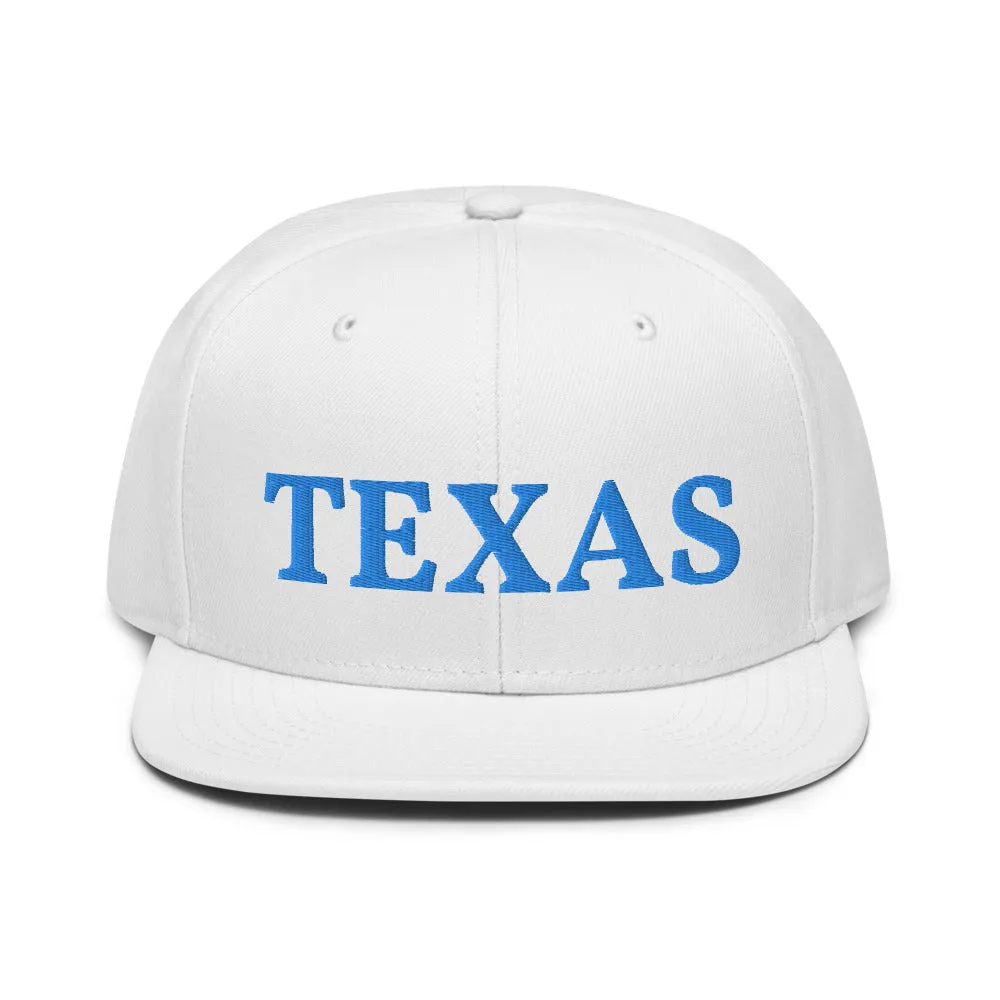 Snapback Hat "1053-0021 Texas (Blue Logo)"