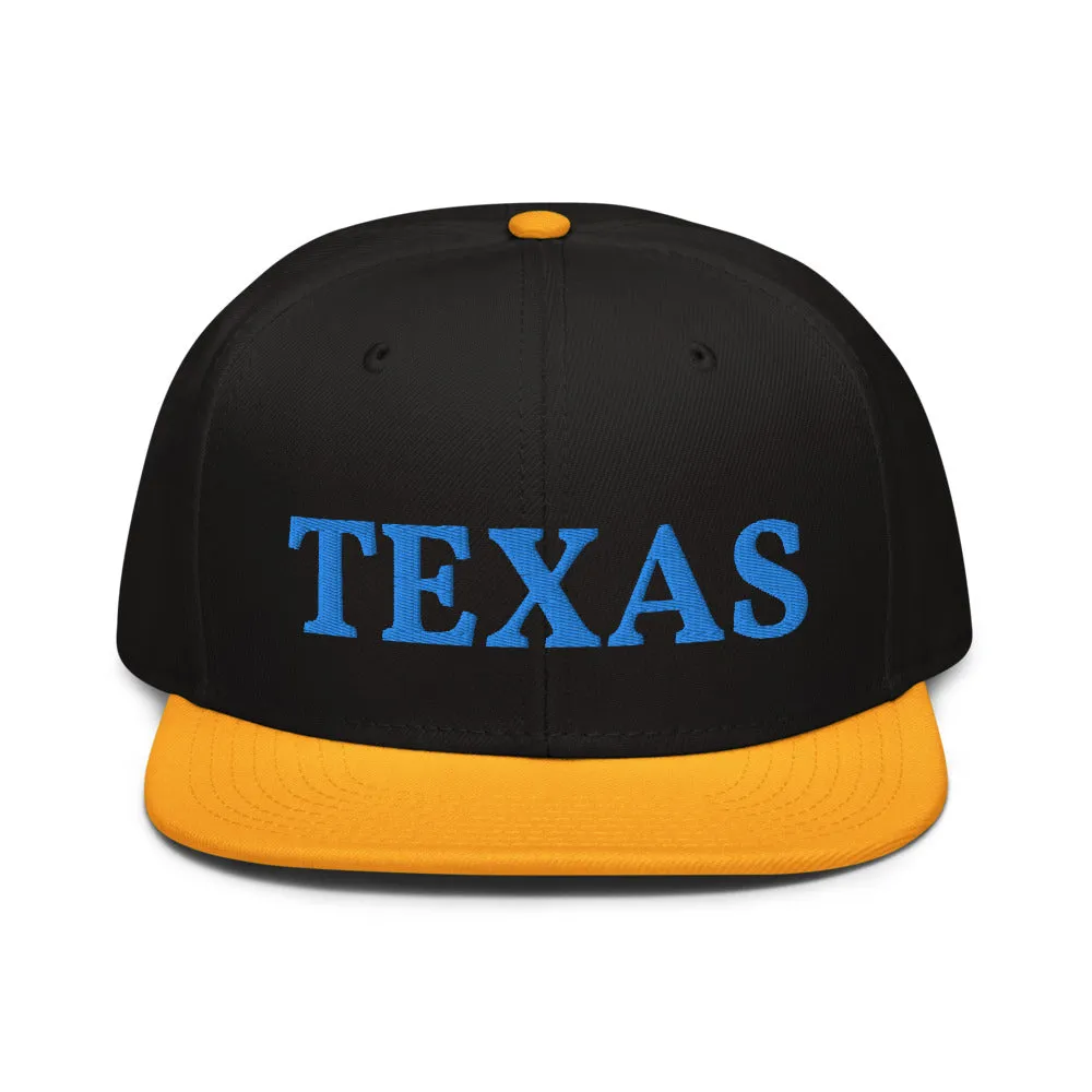 Snapback Hat "1053-0021 Texas (Blue Logo)"
