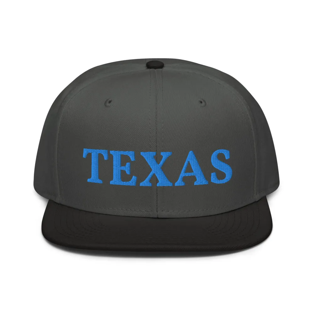 Snapback Hat "1053-0021 Texas (Blue Logo)"