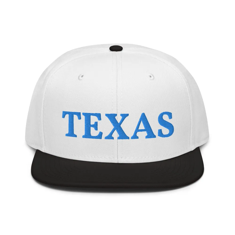 Snapback Hat "1053-0021 Texas (Blue Logo)"