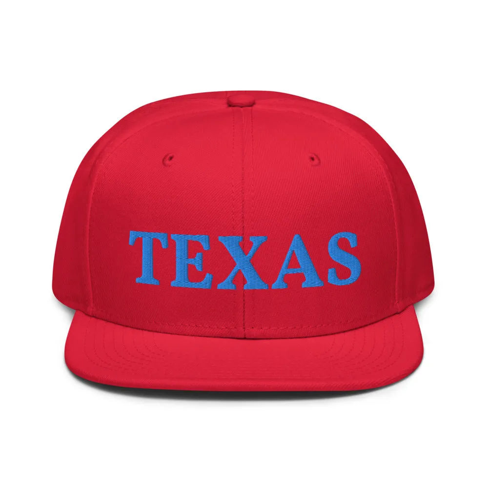 Snapback Hat "1053-0021 Texas (Blue Logo)"