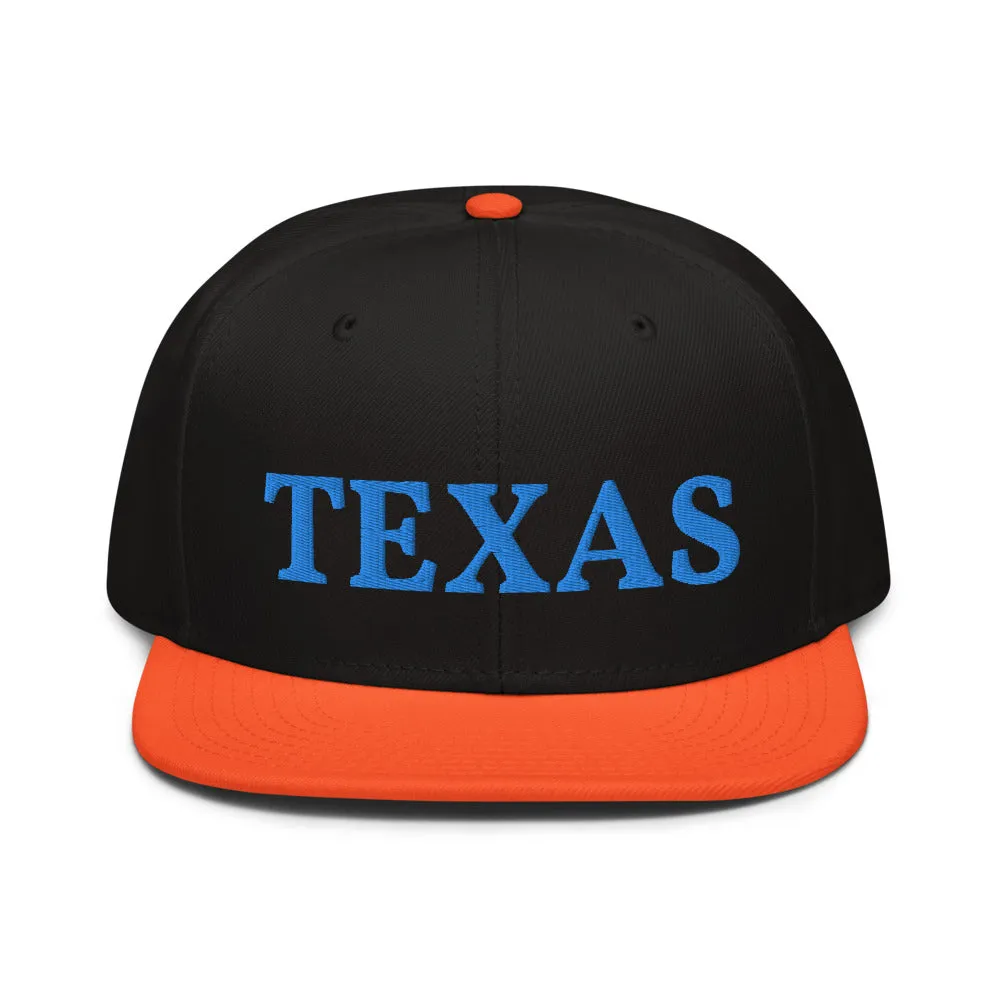 Snapback Hat "1053-0021 Texas (Blue Logo)"