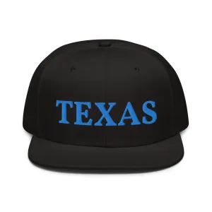 Snapback Hat "1053-0021 Texas (Blue Logo)"