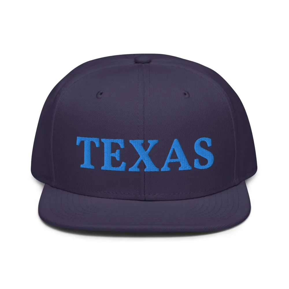 Snapback Hat "1053-0021 Texas (Blue Logo)"
