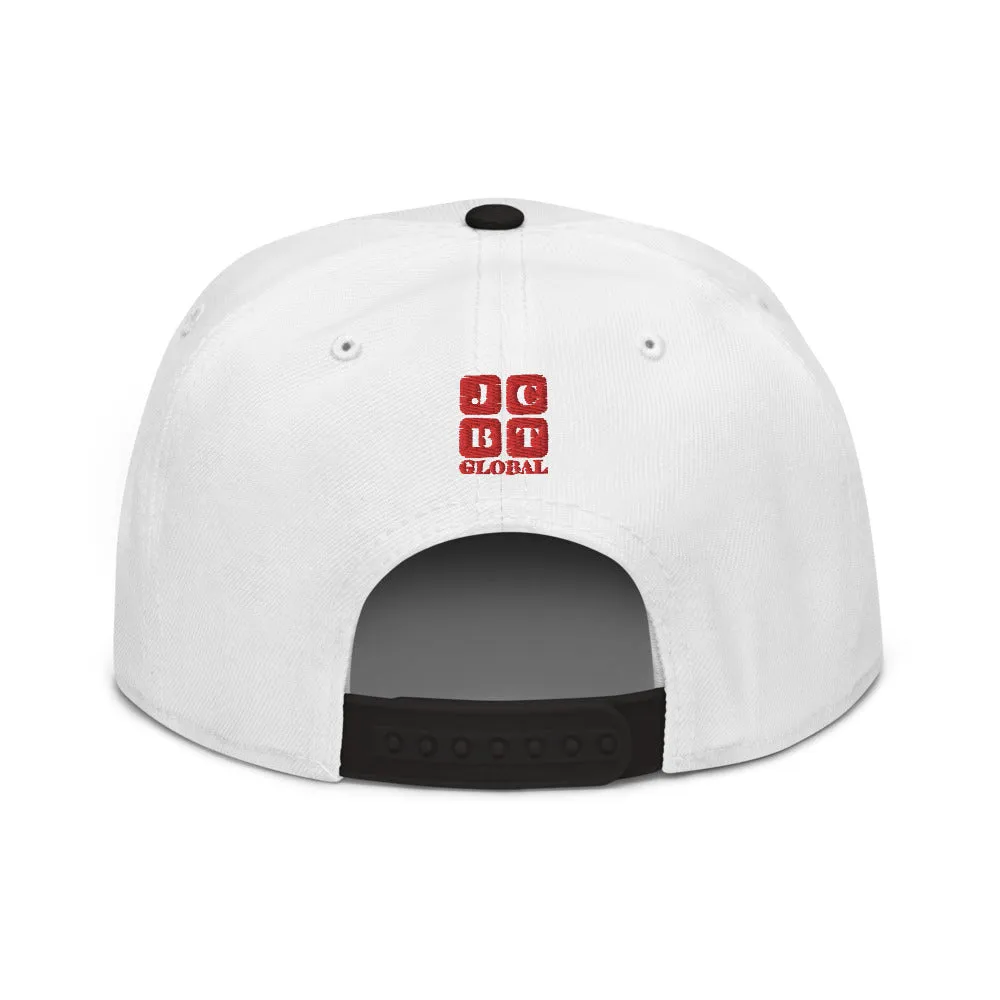 Snapback Hat "2052-0021 Golden Rule (Red Logo)"