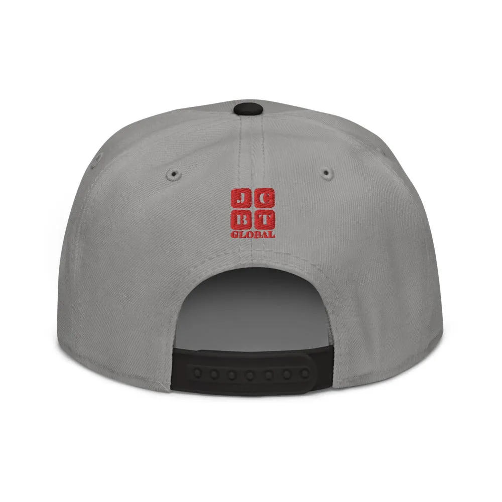 Snapback Hat "2052-0021 Golden Rule (Red Logo)"