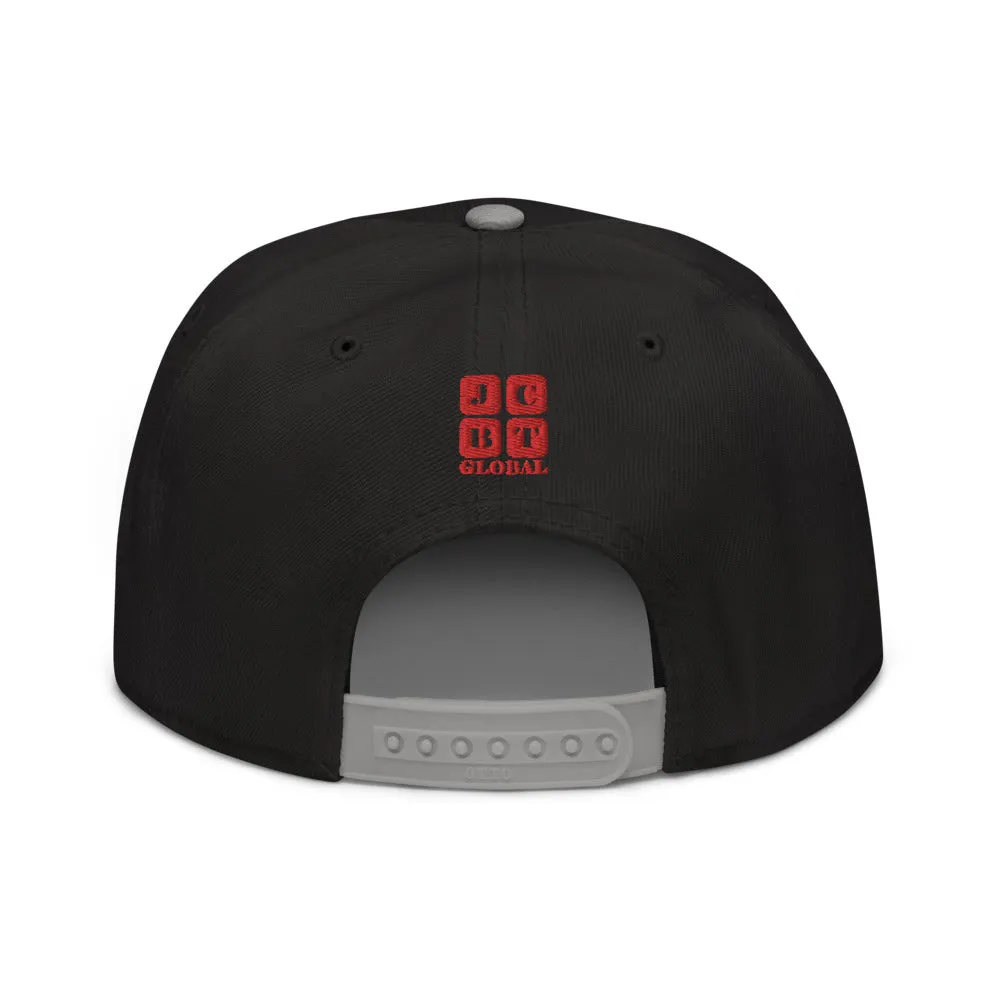 Snapback Hat "2052-0021 Golden Rule (Red Logo)"