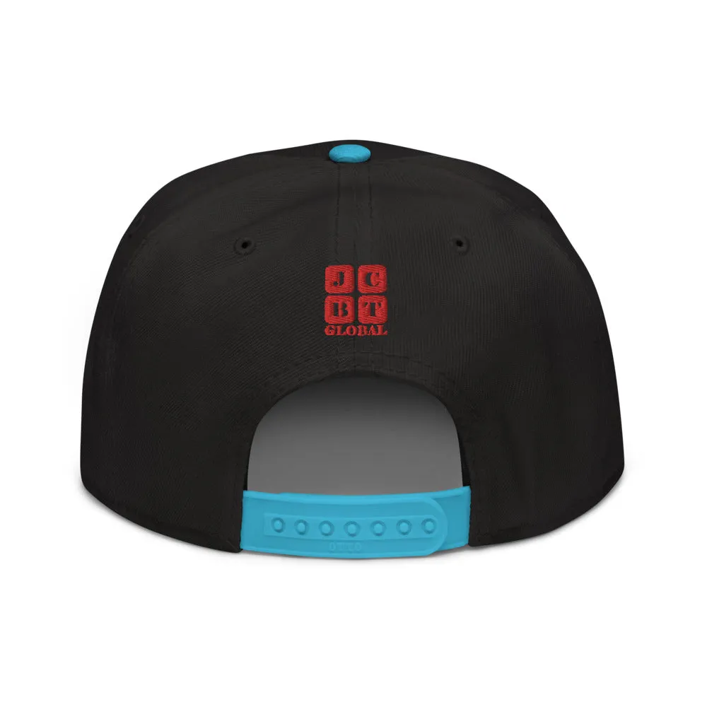 Snapback Hat "2052-0021 Golden Rule (Red Logo)"