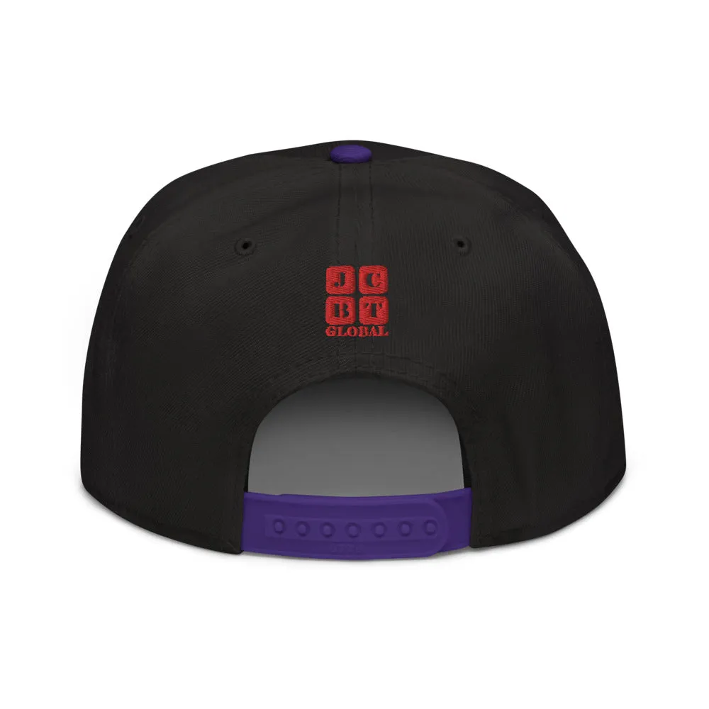 Snapback Hat "2052-0021 Golden Rule (Red Logo)"